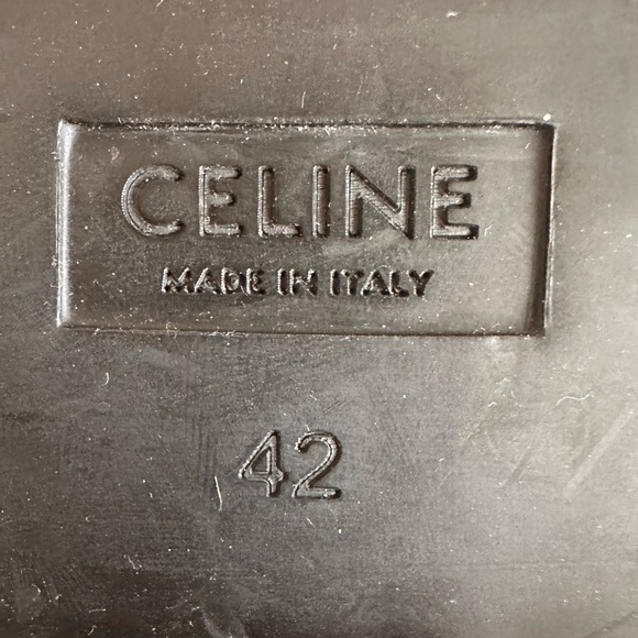 CELINE
RANGER LEATHER DERBY SHOES WITH CHECKERED SOLE - Picture 13 of 14